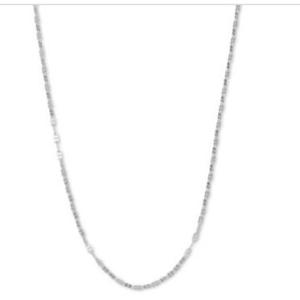 NWT Silverworks Silver 030 Gauge Flat Square Links Chain